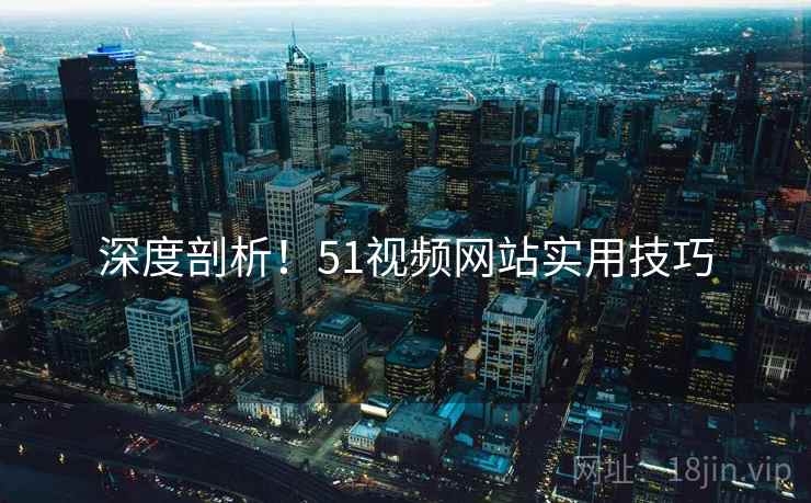 深度剖析！51视频网站实用技巧